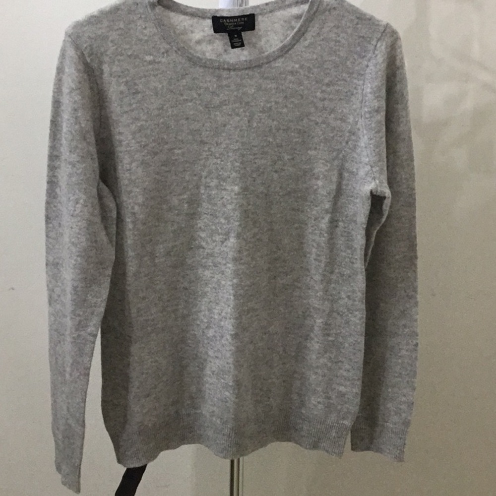Charter Club Gray Crew Neck Sweater
